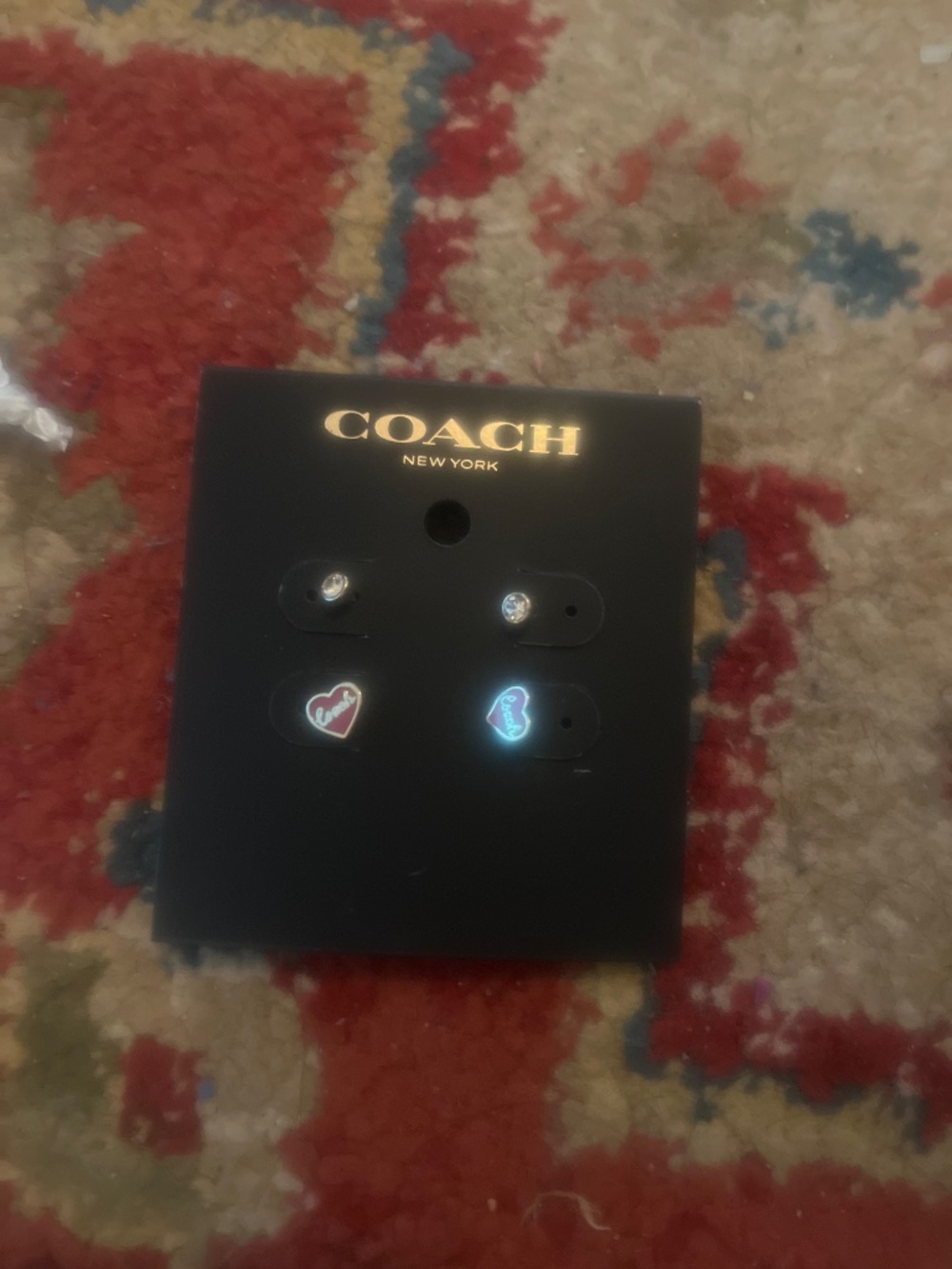 Authentic Coach earrings - Picture 2 of 2